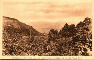 New York Haines Falls Kaaterskill Clove and Hudson Valley From Squirrel Inn A...