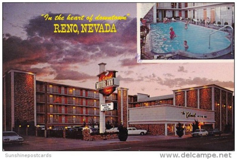 The Colonial Motor Inn With Pool In The Heart Of Downtown Reno Nevada