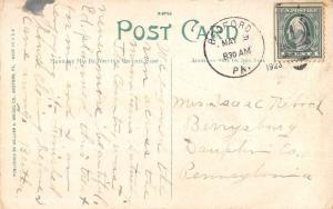 Bedford Pennsylvania Soldiers Monument Post Office Antique Postcard K96273