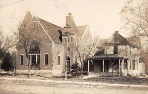 Fairbury Nebraska Baptist Church Real Photo Antique Postcard K38500