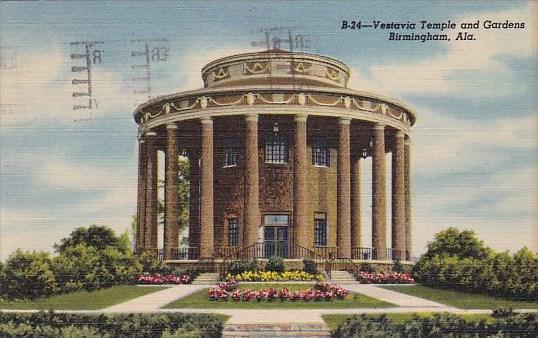 Vestavia Temple And Gardens Birmingham Alabama 1954