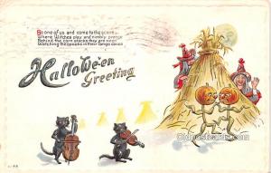 Halloween 1919 light postal marking on front