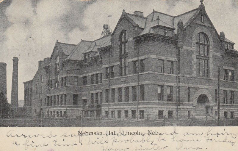 LINCOLN , Nebraska , PU-1906 ; Nebraska Hall