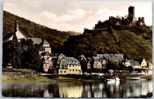 1950's Beilstein an der Mosel Burgruine Metternich Germany Posted Postcard