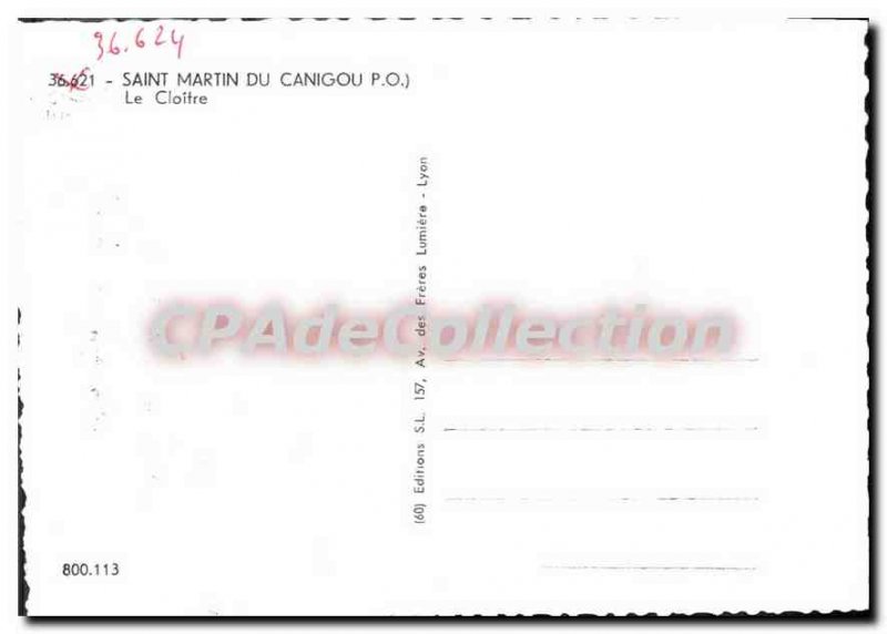 Modern Postcard St Martin Du Canigou Le Cloitre