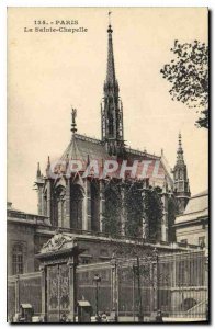 Postcard Old Paris La Sainte Chapelle