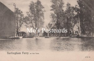 Norfolk Postcard - Surlingham Ferry on The Yare  SW19952