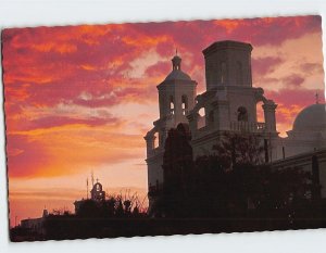 Postcard San Xavier Del Bac Mission, Tucson, Arizona