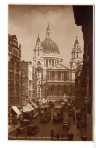 Real Photo, St Paul's,  Ludgate Hill, London, England