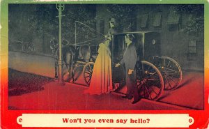 Romance Couples Postcard