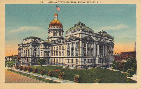 State Capitol Building Indianapolis Indiana 1942