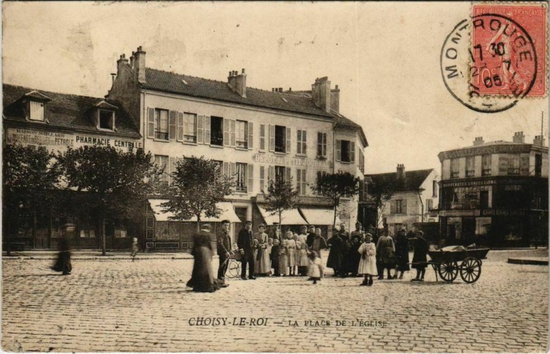 CPA CHOISY-le-ROI La Place de l'Eglise (65599)