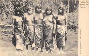 Indias Ona Tierra del Fuego India Nude Woman View Images