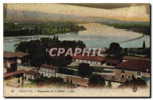 Valencia Old Postcard Panorama on the Rhone