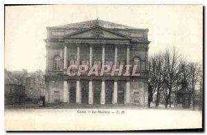 Old Postcard Caen Theater