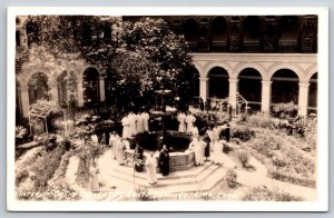 RPPC  Lima   Peru  Convent of Santo Domingo  Postcard