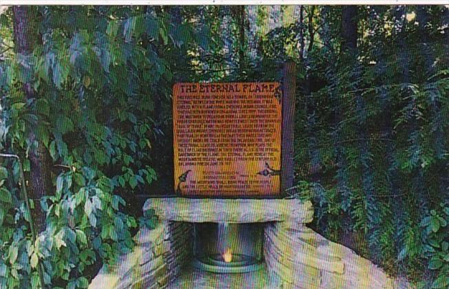 North Carolina Cherokee Indian Reservation Eternal Flame At Mountainside Thea...