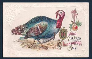 \Wishing You Every Thanksgiving Joy\ Turkey used c1910