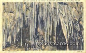 Crystal Grotto in Carlsbad Caverns National Park, New Mexico