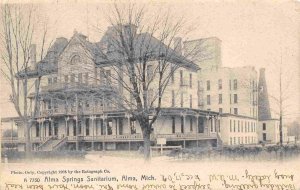 Alma Springs Sanitarium Alma Michigan 1907 Rotograph postcard