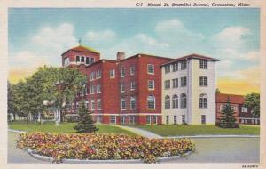 Minnesota Crookston Mount Saint Benedict School Curteich