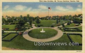 Pavillion, Mt. Vernon Gardens - Omaha, Nebraska NE Postcard