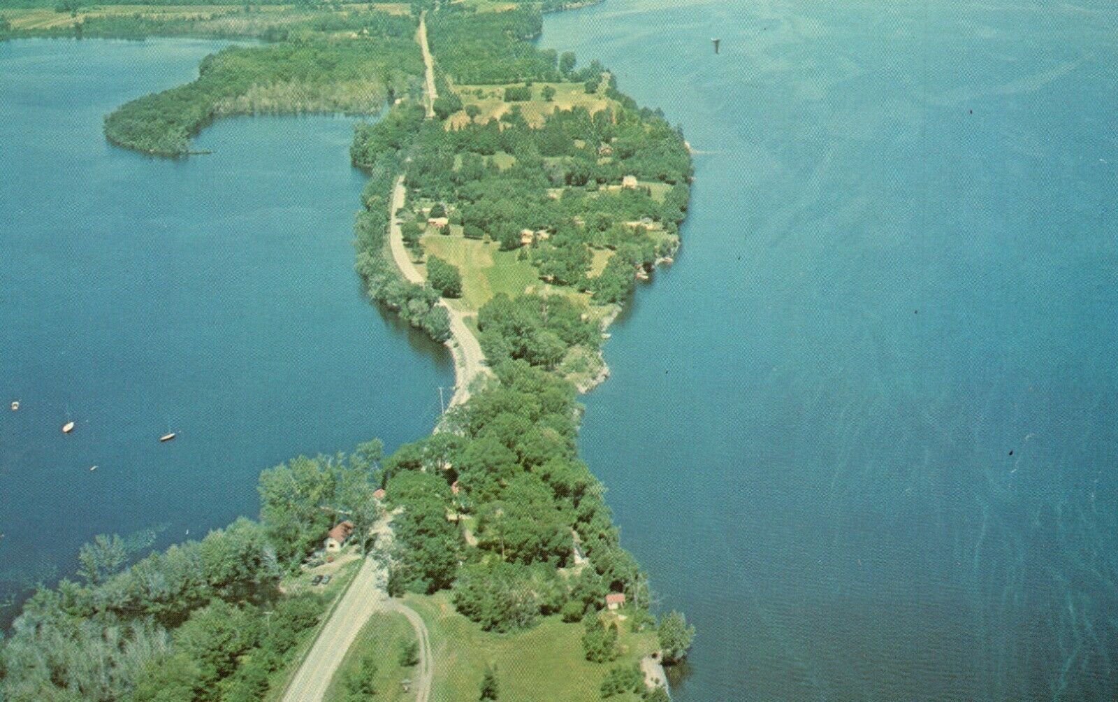 Vintage Postcard Carry Bay North Hero Vermont VT Water Way United