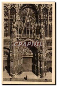 Rouen Old Postcard Portal Detail