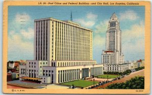 M-32305 Post Office and Federal Building-and City Hall Los Angeles California