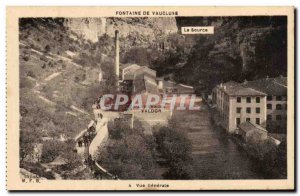 Vaucluse - La Fontaine - The Source - Vue Generale - Old Postcard