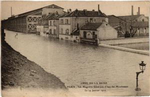 CPA PARIS Les Magasins Generaux d'Issy-les-Moulineaux INONDATIONS 1910 (605485)