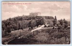 SIENA Dintorni Castello di Belcaro ITALY Postcard