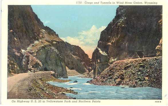 Linen of Crags & Tunnels Wind River Canon Wyoming WY