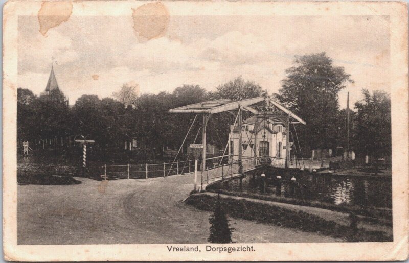 Netherlands Vreeland Dorpsgezicht Vintage Postcard 03.83