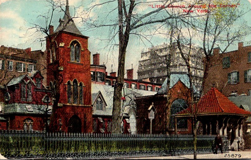 New York City Little CHurch Around The Corner 1910