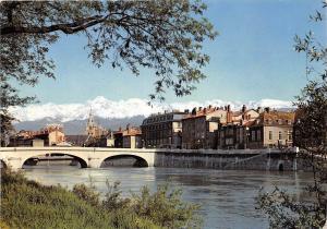 BR13690 Pont Marius Gantard et le chaine de Belledonne Grenoble   france