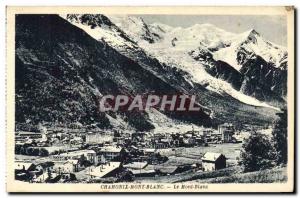 Old Postcard Chamonix Mont Blanc