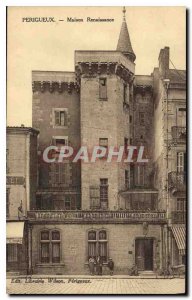 Old Postcard Perigueux House Rennaisance