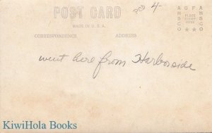 Postcard RPPC Black House Ellsworth ME