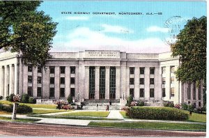 Postcard BUILDING SCENE Montgomery Alabama AL AI1071