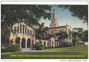 Annie Russell Theatre And Knowles Chapel Rollins College Winter Park Florida ...