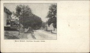 Central Village CT Main St. c1905 Postcard