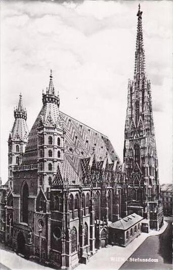 Austria Vienna Stefansdom Real Photo