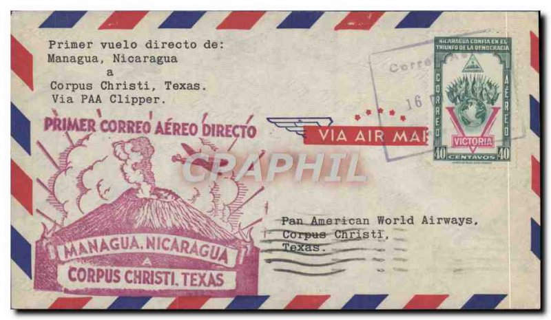 Letter 1 Nicaragua Managua flight Corpus Christi 16 December 1946