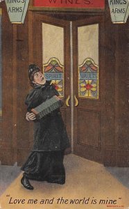 Love me and the world is mine Brewery Postcard