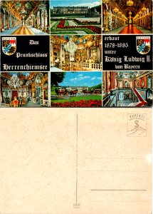 Prunkschloss Herrenchiemsee erbaut 1878-1883 unter Konig Ludwig II bon Bavern...