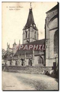 Arques la Bataille - Church of & # 39Arques - Around Dieppe Old Postcard