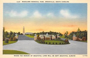 Woodlawn Memorial Park Greenville, South Carolina