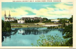 WashingtonSpokane Gonzaga University and St Aloysius Church