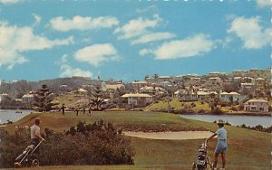 Eleventh Hole at Riddell's Bay Golf and Country Club Bermuda Postcard